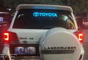 EL luminous car stickers