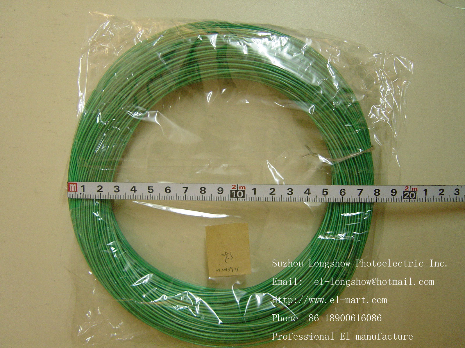 EL wire Specification and color